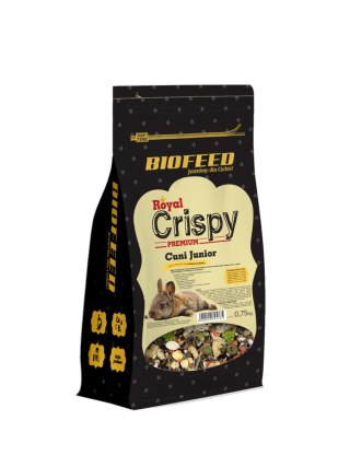 BIOFEED ROYAL CRISPY PREMIUM Cuni Junior pokarm dla młodych królików 750g