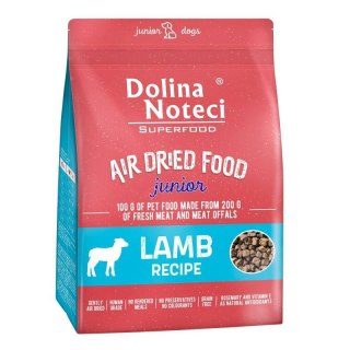 DOLINA NOTECI SUPERFOOD Junior Danie z jagnięciny karma suszona dla psa 1kg