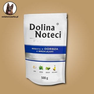 Dolina Noteci Premium bogata w dorsza z brokułami saszetka 10 x 500 g