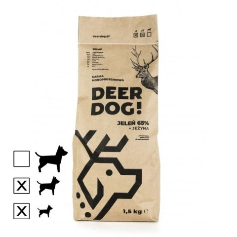 Deer Dog Dzik z batatami 1,5 kg małe rasy sucha karma przysmak dla psa DZICZYZNA