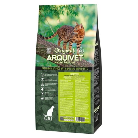 ARQUIVET CAT Original Kitten dla kociąt z kurczakiem 7 kg