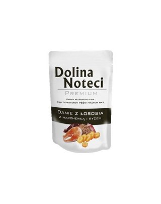 DOLINA NOTECI Danie z łososiem, marchwią i ryżem 100g