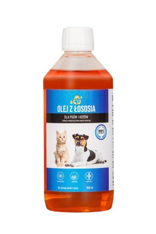 LAB-V Olej z Łososia dla psa i kota 500ml