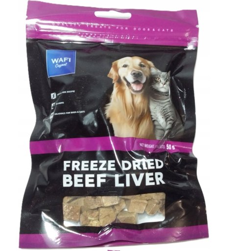 WAFI freeze dried beef liver 50g